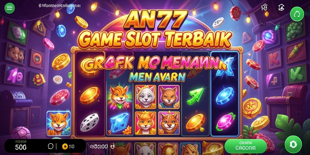 Screenshot AN777 menunjukkan tampilan menarik dengan gameplay yang seru.