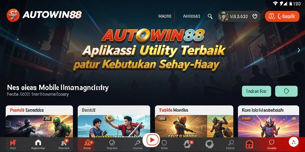 Tampilan antarmuka utama AUTOWIN88 yang memudahkan pengelolaan tugas.
