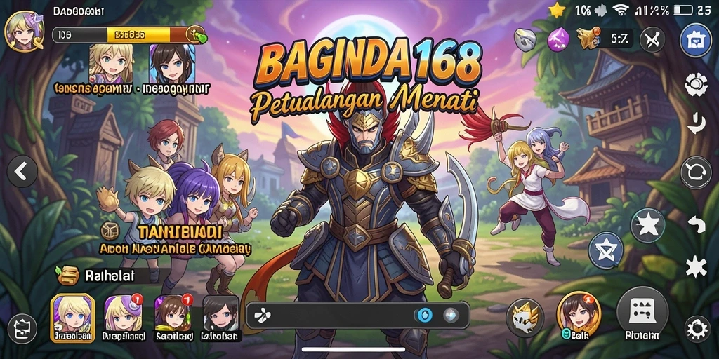 Tampilan permainan <strong>BAGINDA168</strong> yang memukau dengan aksi karakter Anime.