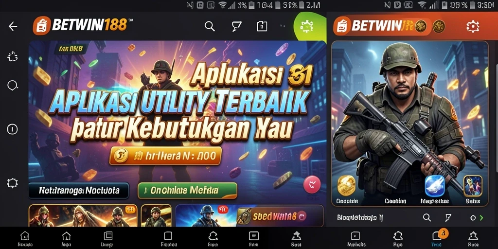 Tampilan antarmuka BETWIN188 yang intuitif dan mudah digunakan.