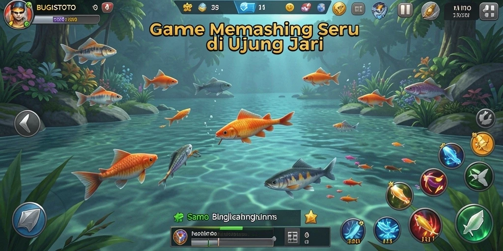 Gameplay BUGISTOTO yang menakjubkan dengan pengalaman memancing.