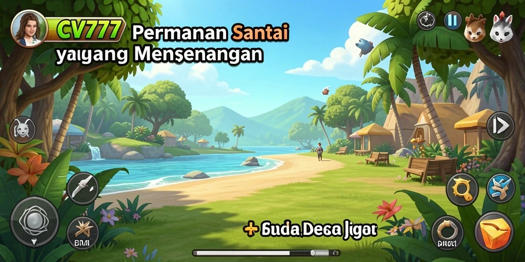 Tangkapan layar utama CV777 menampilkan gameplay seru dan interaktif.