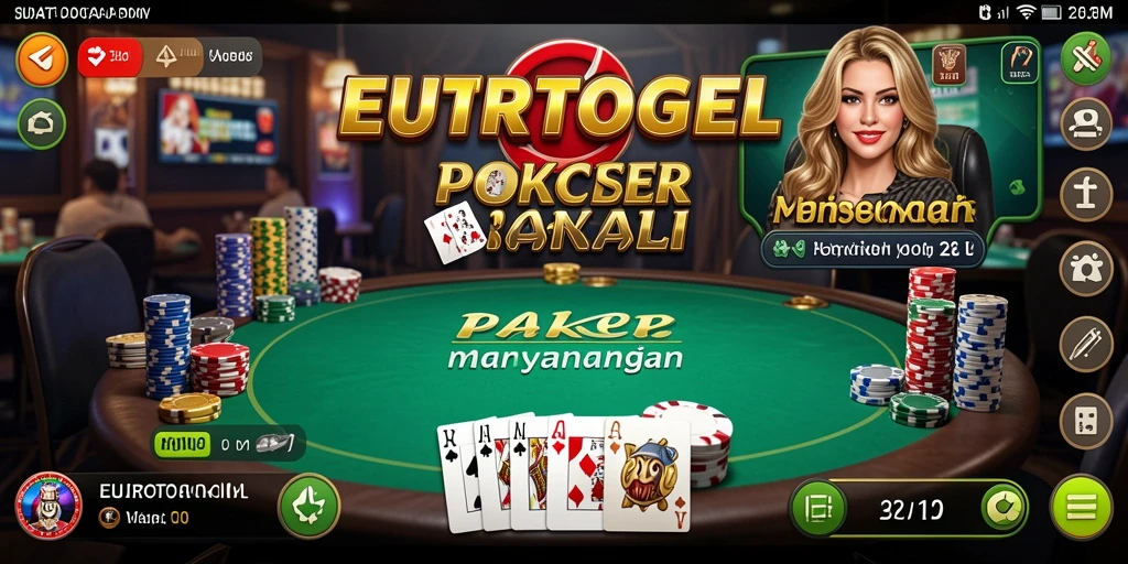 Menampilkan gameplay poker yang menarik dan penuh strategi.