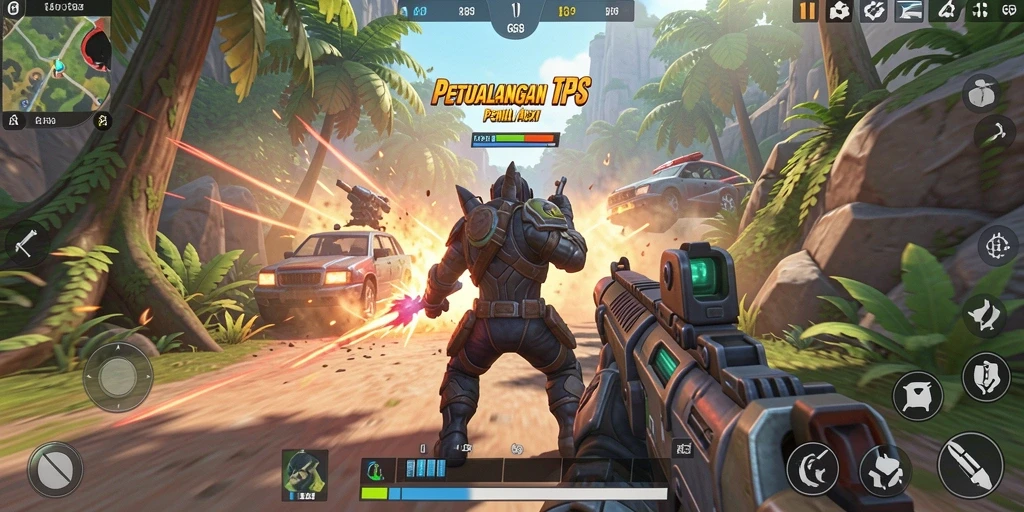 Tangkapan layar utama G668 menampilkan aksi gameplay yang mendebarkan.