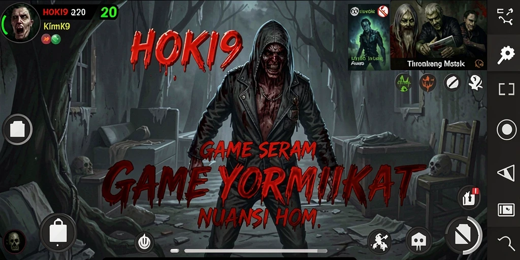 Gameplay HOKI9 yang menegangkan dengan suasana horror yang kental.
