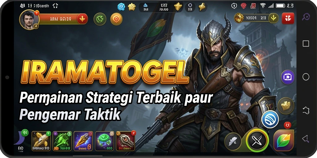Tampilan gameplay IRAMATOGEL yang menunjukkan aksi strategi seru.