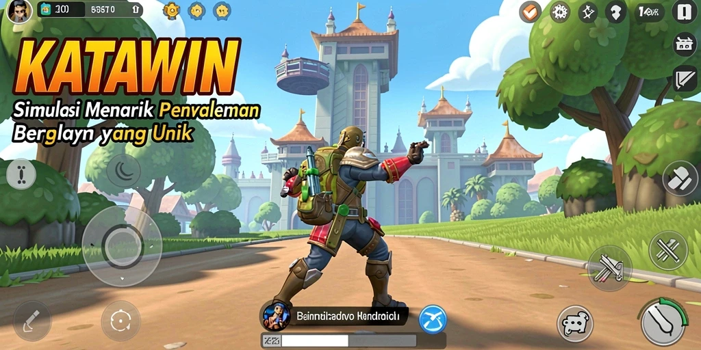 Tampilan gameplay KATAWIN yang menarik dan penuh imajinasi.