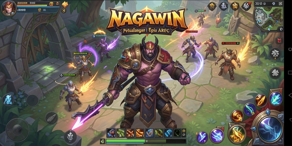 Screenshot gameplay NAGAWIN menampilkan aksi seru dan grafis menawan.