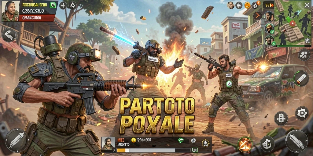Tangkapan layar PAKTOTO menunjukkan permainan intens dalam Battle Royale.