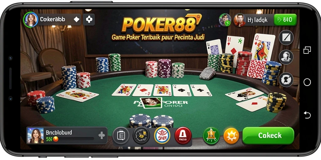 Tampilan gameplay POKER88 yang menarik dan penuh aksi.