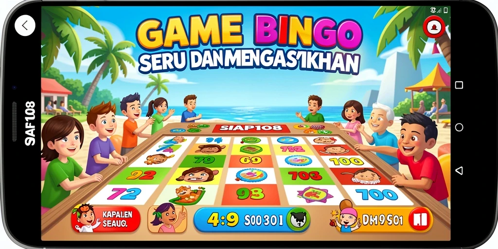 Tampilan gameplay seru di permainan Bingo SIAP108.