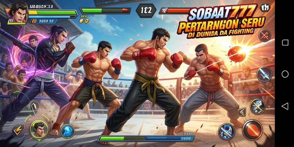 Tampilan pertarungan seru dan karakter beragam di SOBAT777.