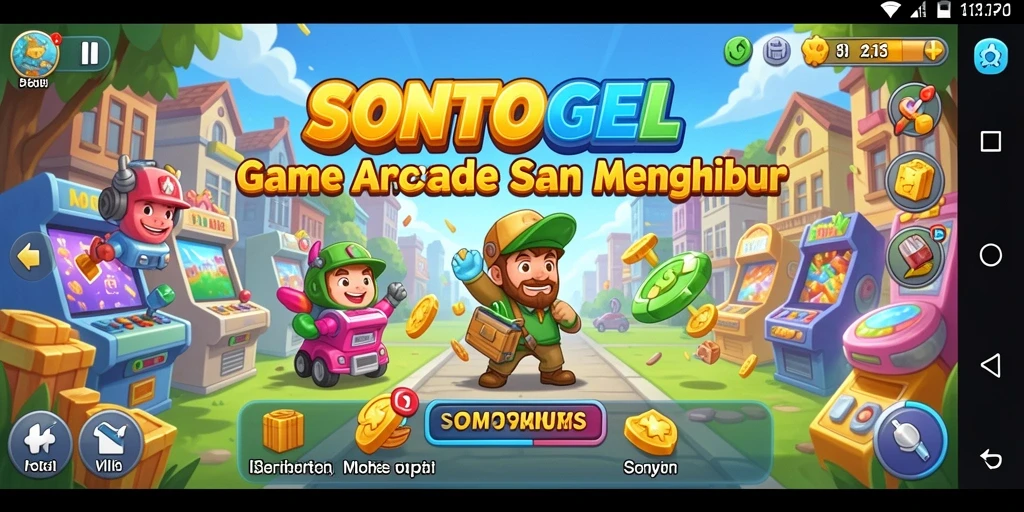 Tampilan saat bermain SONTOGEL dengan berbagai rintangan menarik.