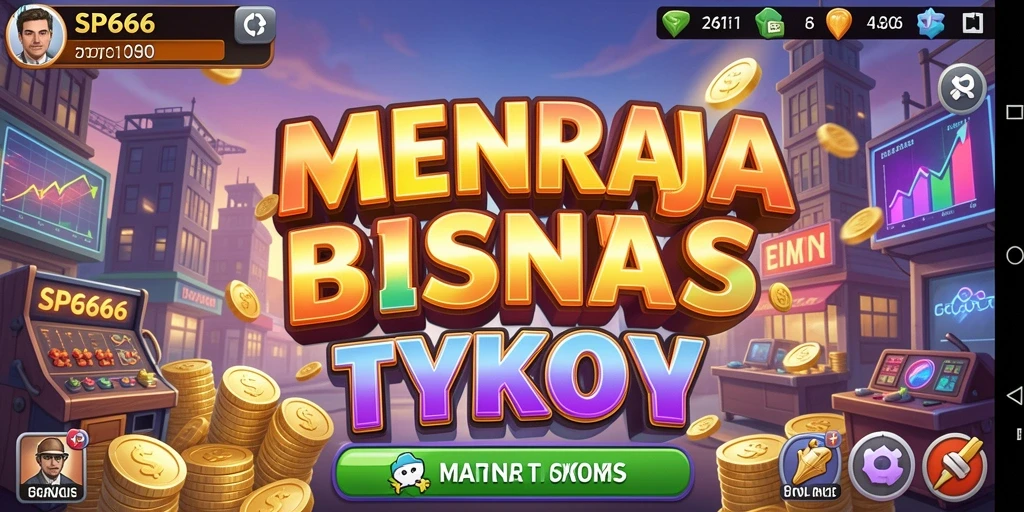 Screenshot SP666 menampilkan strategis permainan Tycoon yang menantang.