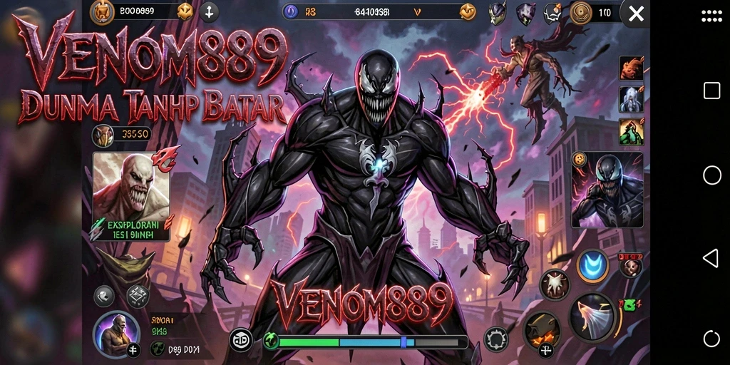 Tampilan gameplay VENOM889 dalam dunia Open World yang luas.