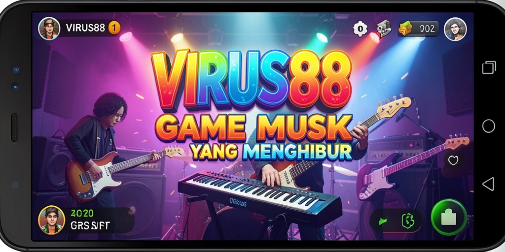 Tampilan gameplay <strong>VIRUS88</strong> yang interaktif dan menarik.