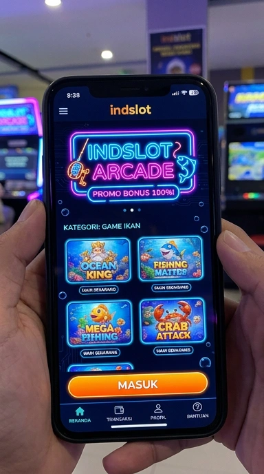 Tampilan halaman utama indslot dengan berbagai aplikasi.